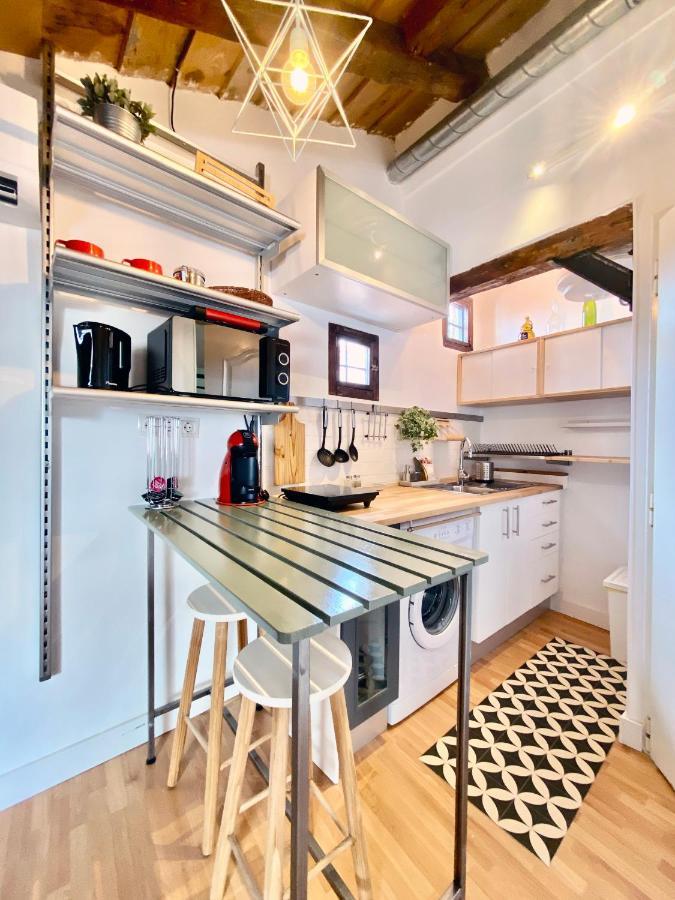 Charming Gran Via Attic Appartement Madrid Buitenkant foto